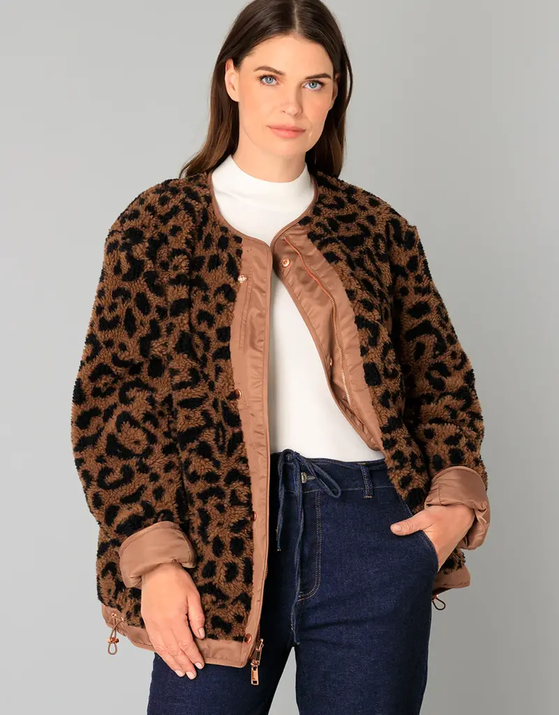 YEST Zinaida Reversibe Leopard Jacket