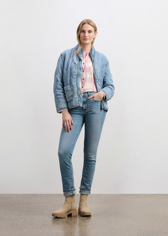 Hatley Quilted Indigo Tencel Jacket