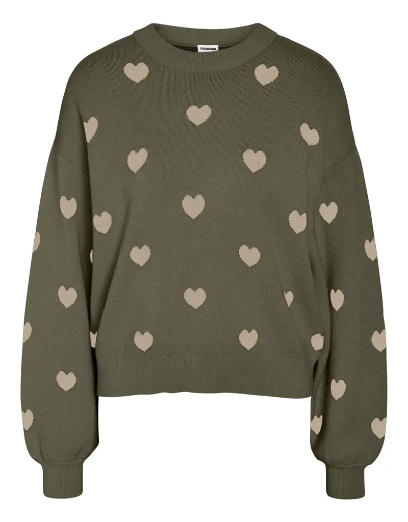 Noisy May Charlotte Heart Sweater