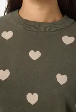 Noisy May Charlotte Heart Sweater