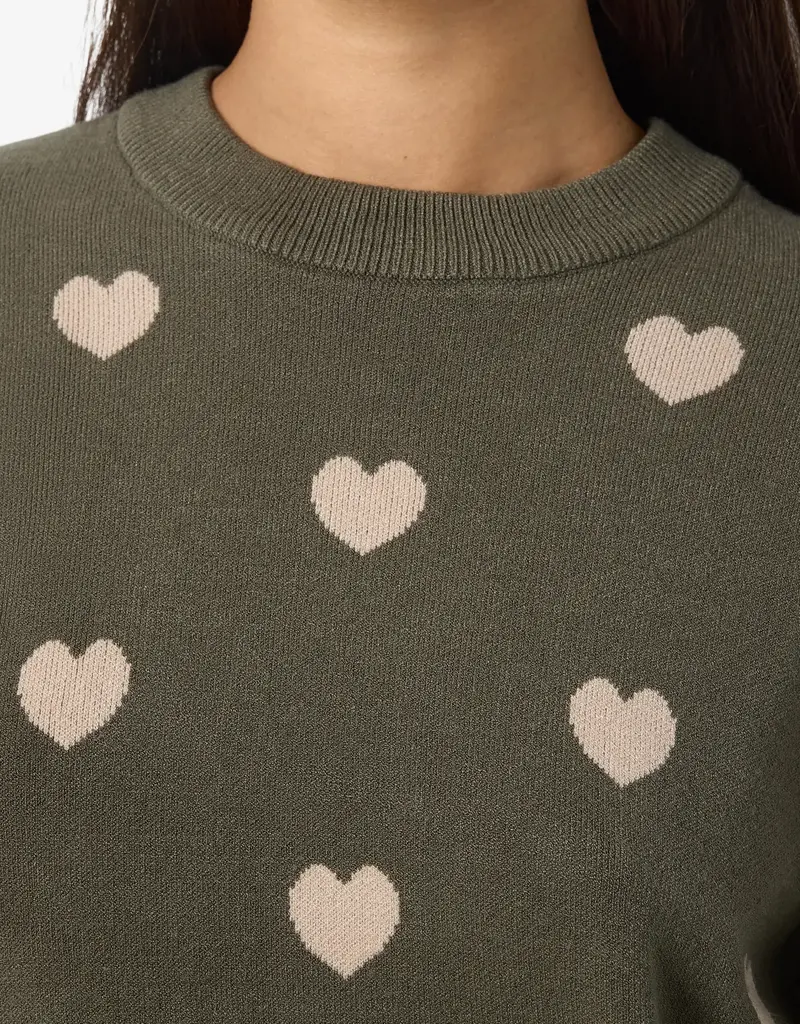 Noisy May Charlotte Heart Sweater