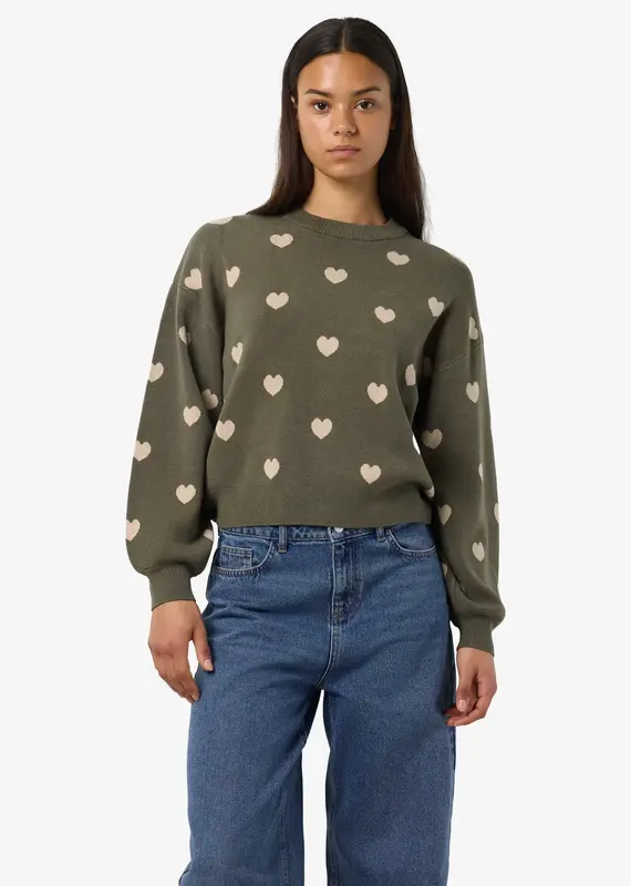 Noisy May Charlotte Heart Sweater