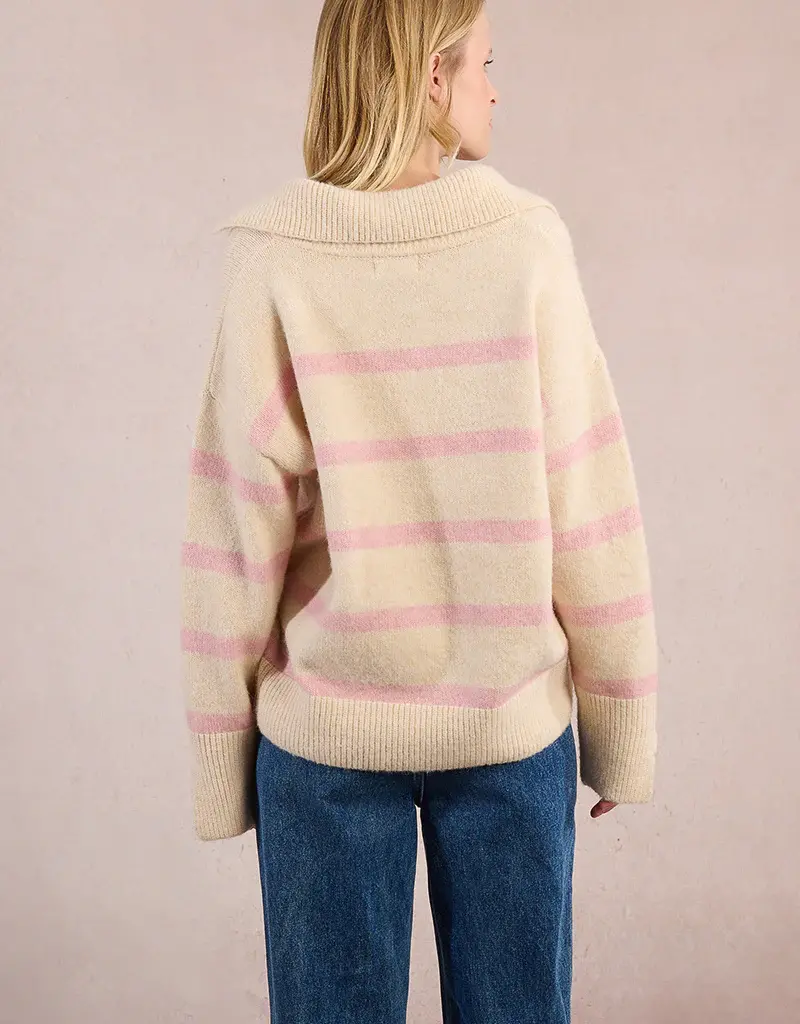 Molly Bracken Pink Knitted Polo