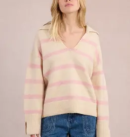 Molly Bracken Pink Knitted Polo