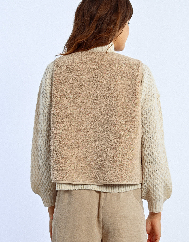 Molly Bracken Sherpa Fleece Vest