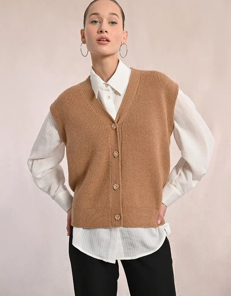 Molly Bracken Knitted V-Neck Vest