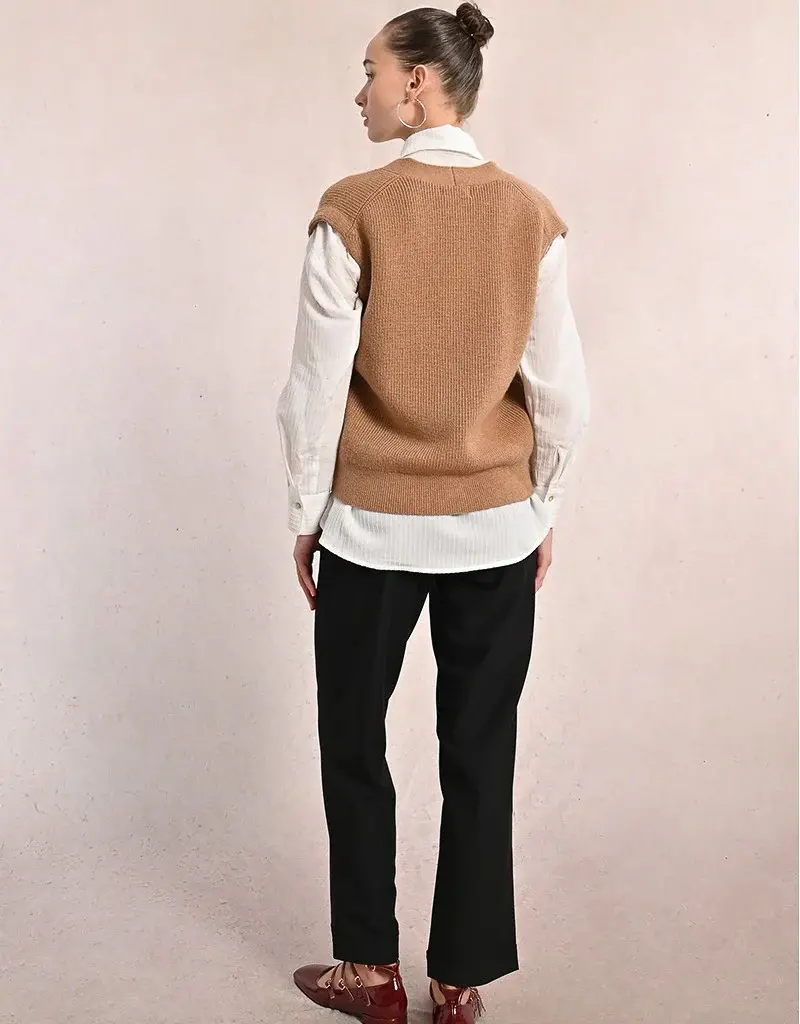 Molly Bracken Knitted V-Neck Vest