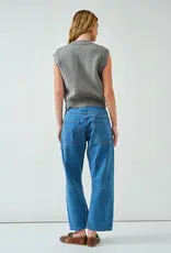 Aaron & Amber Eyelet Barrel Jeans