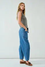 Aaron & Amber Eyelet Barrel Jeans