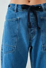 Aaron & Amber Eyelet Barrel Jeans