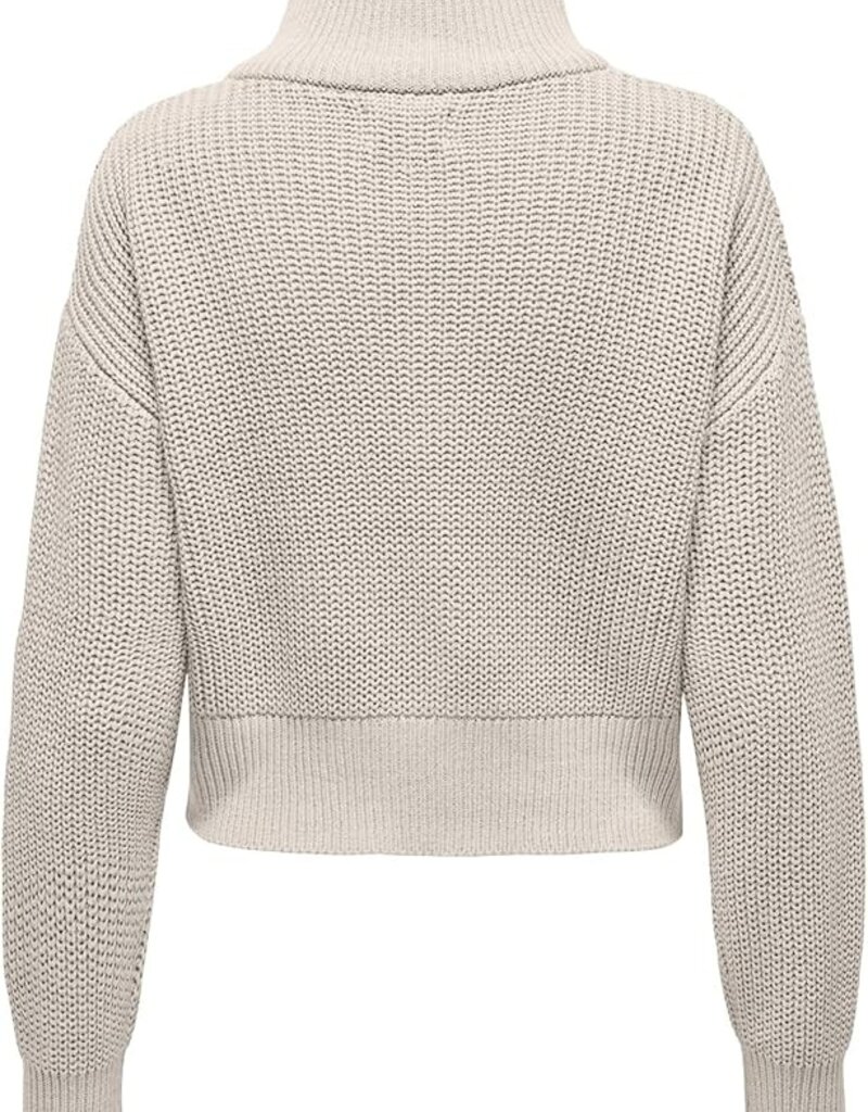 ONLY Doritta Long Sleeve Cable Zip Sweater