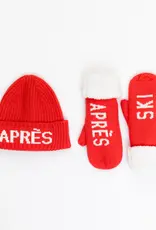 Lyla & Lux Apres Ski Beanie & Mitten Set