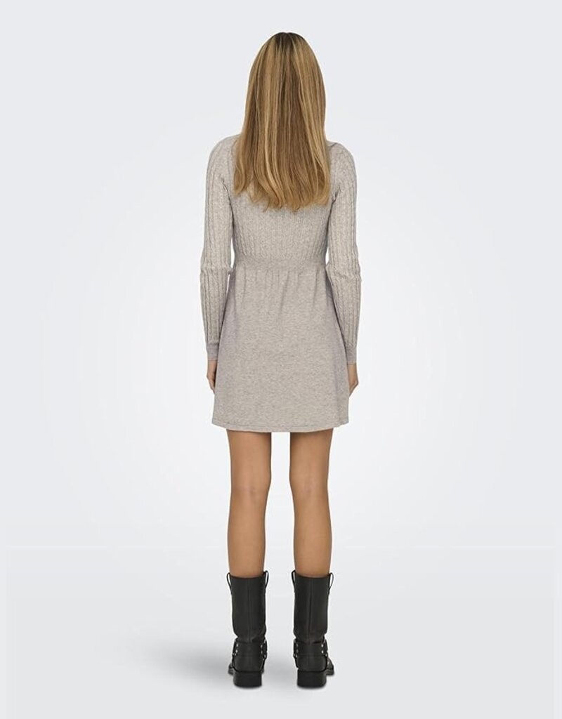 ONLY Fia Long Sleeve Cable Dress