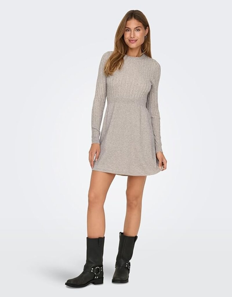 ONLY Fia Long Sleeve Cable Dress