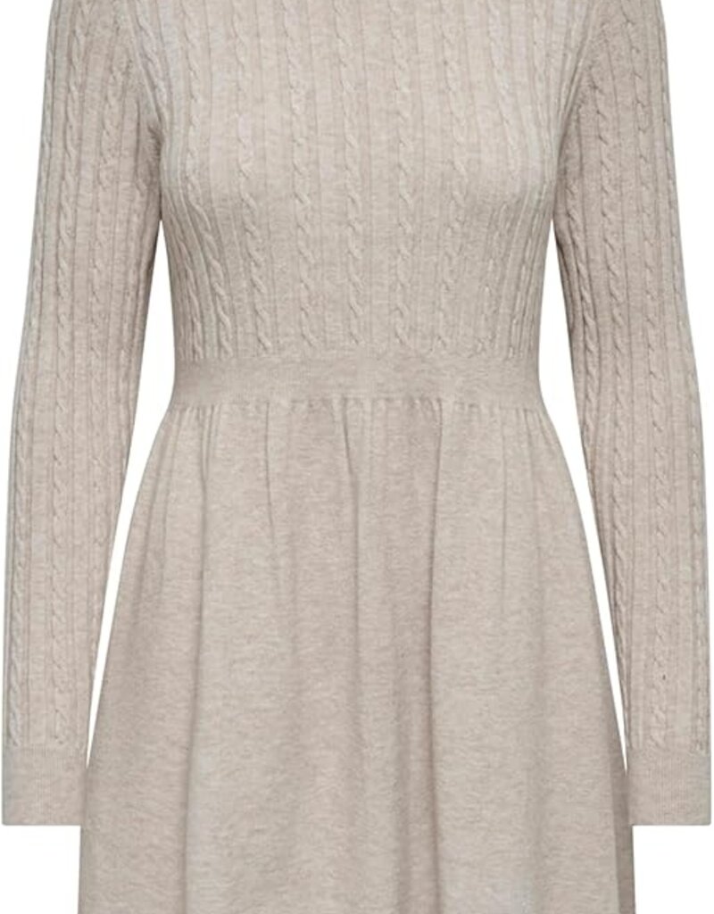 ONLY Fia Long Sleeve Cable Dress