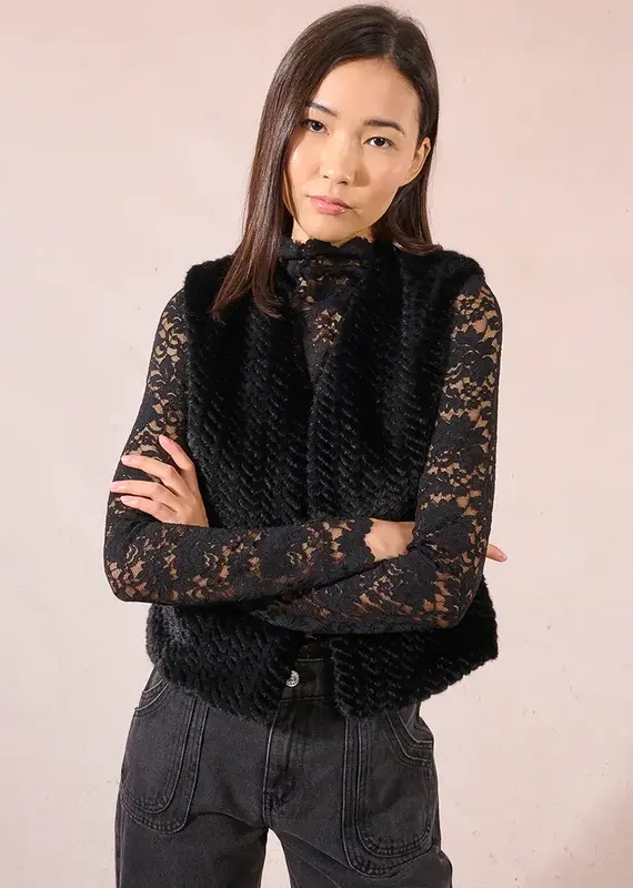 Molly Bracken The Camille Lace Turtleneck