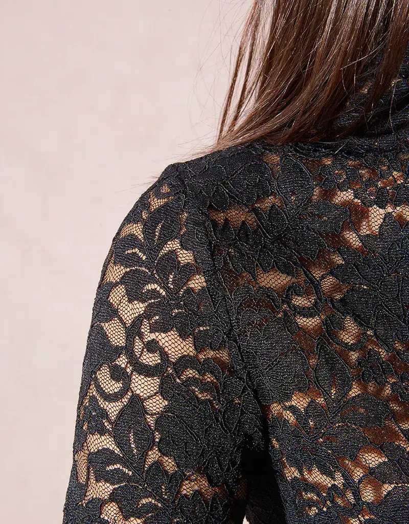 Molly Bracken The Camille Lace Turtleneck