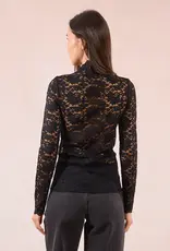Molly Bracken The Camille Lace Turtleneck