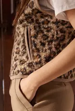 Molly Bracken Leopard Sherpa Vest