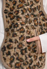 Molly Bracken Leopard Sherpa Vest