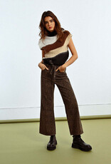 Molly Bracken Wide Leg Leopard Print Jeans