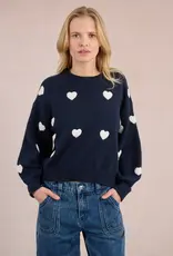 Molly Bracken Navy Heart Sweater