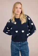 Molly Bracken Navy Heart Sweater