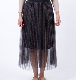 Angela Mara Leopard Love Skirt