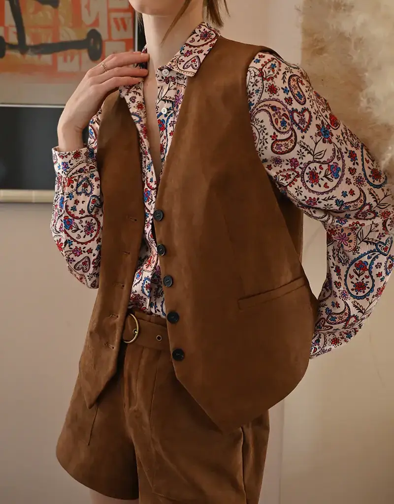 Molly Bracken Vintage Velvet Vest