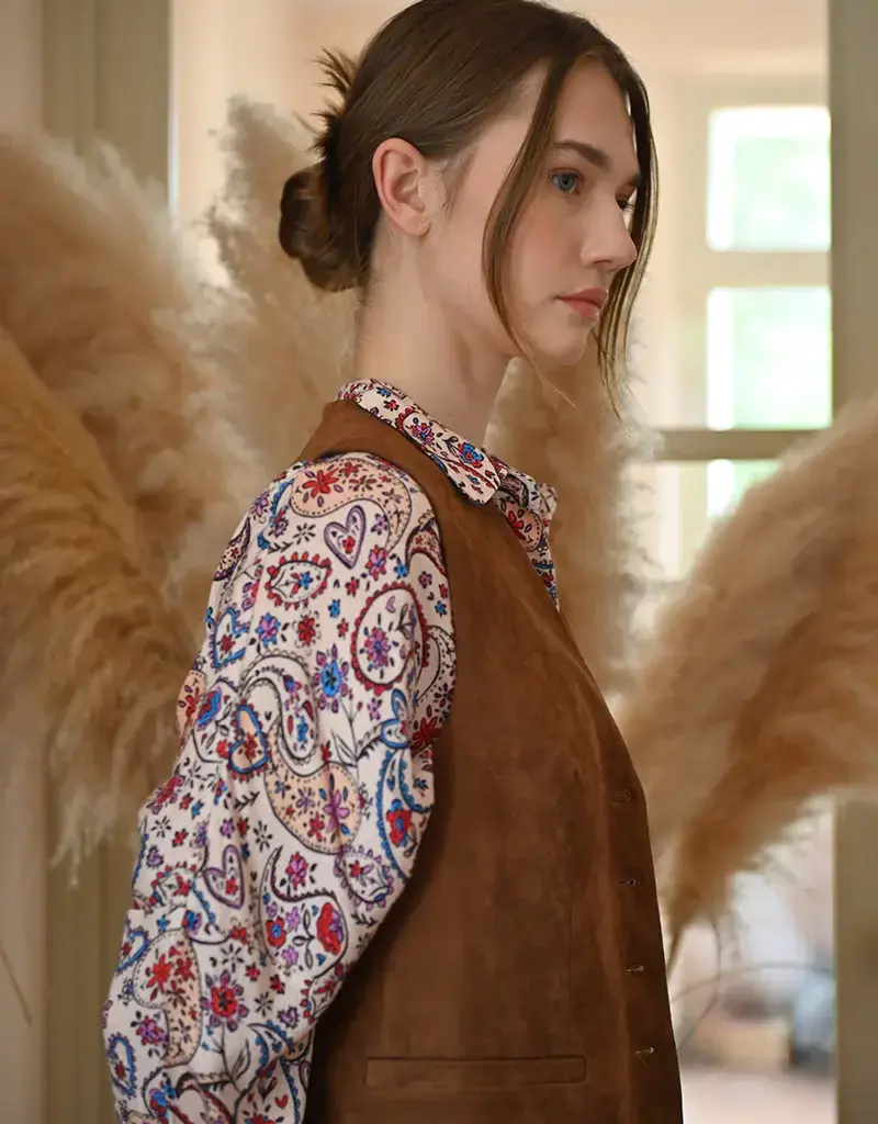 Molly Bracken Vintage Velvet Vest