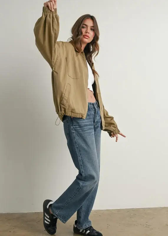 Buttermelon Cord Collar Jacket