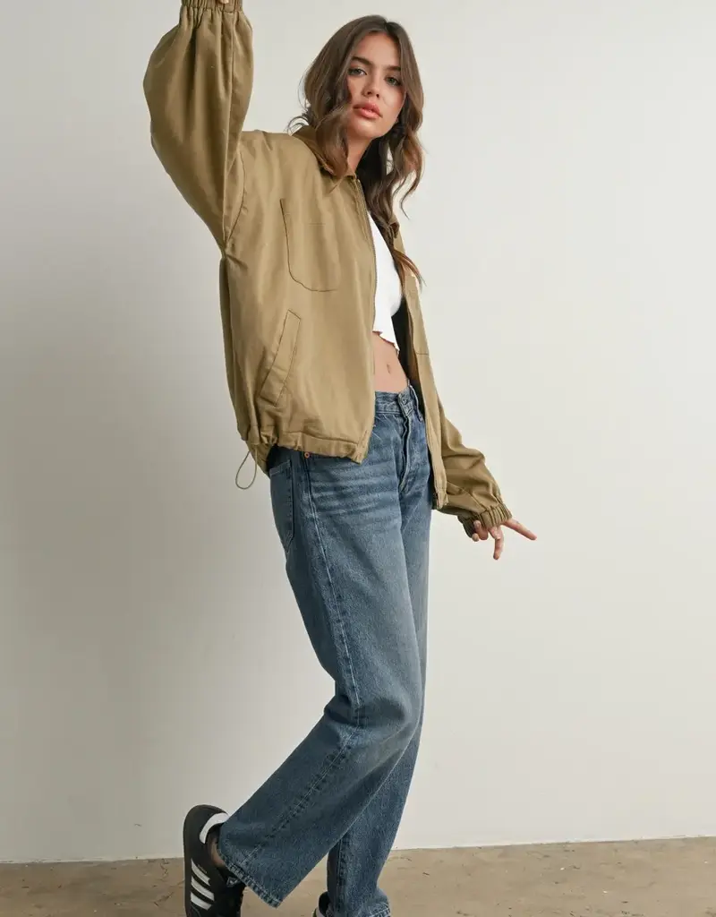 Buttermelon Cord Collar Jacket