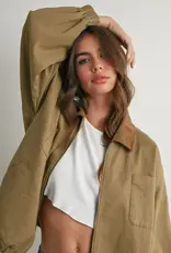 Buttermelon Cord Collar Jacket