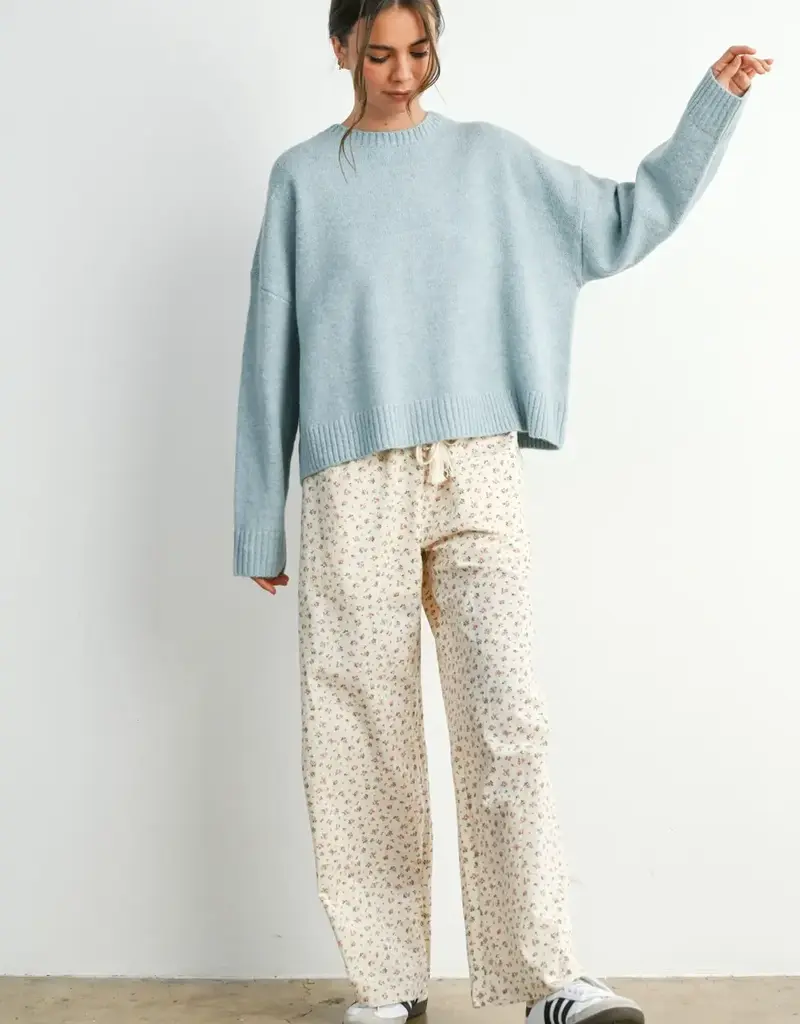 Buttermelon Tie-Back Sweater