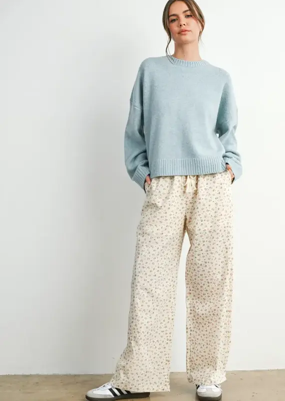 Buttermelon Tie-Back Sweater