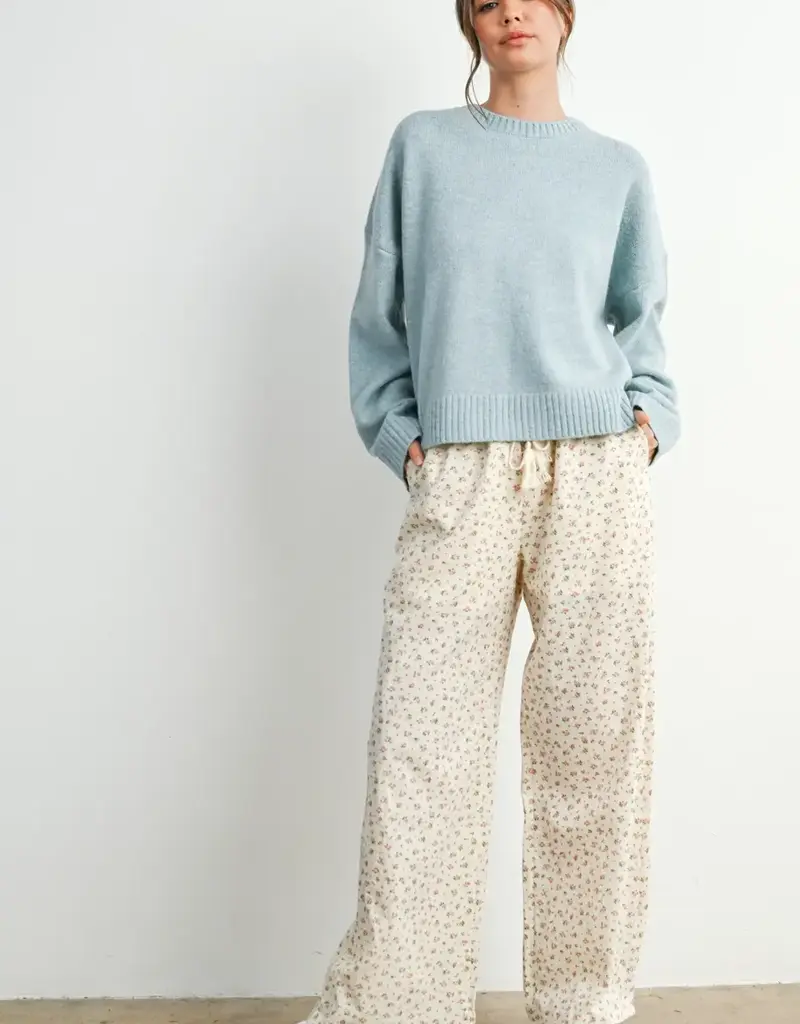 Buttermelon Tie-Back Sweater