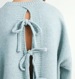 Buttermelon Tie-Back Sweater