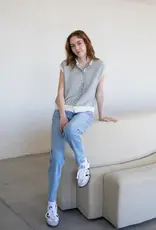 Things Between Striped Piper Vest Cardigan