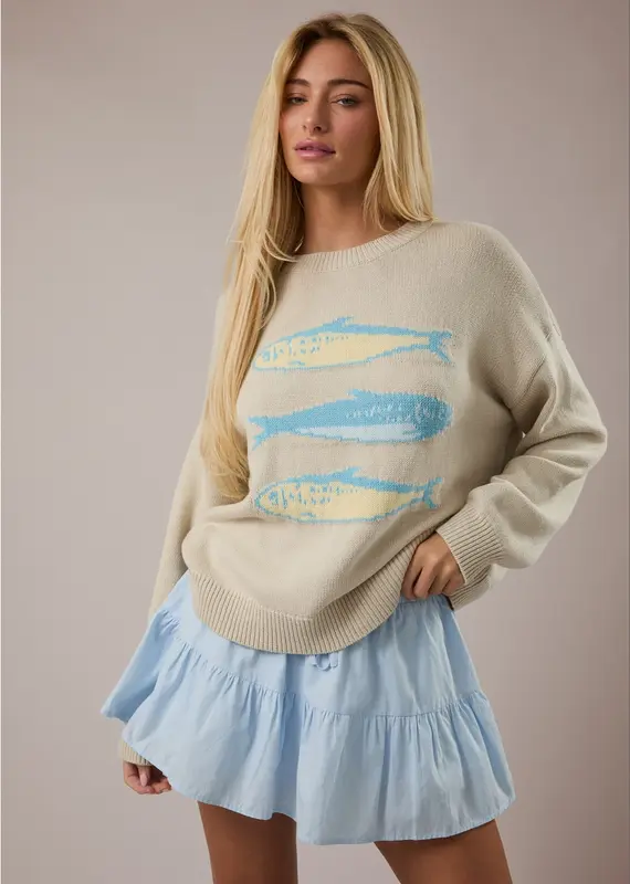 Le Lis 3 Sardine Sweater