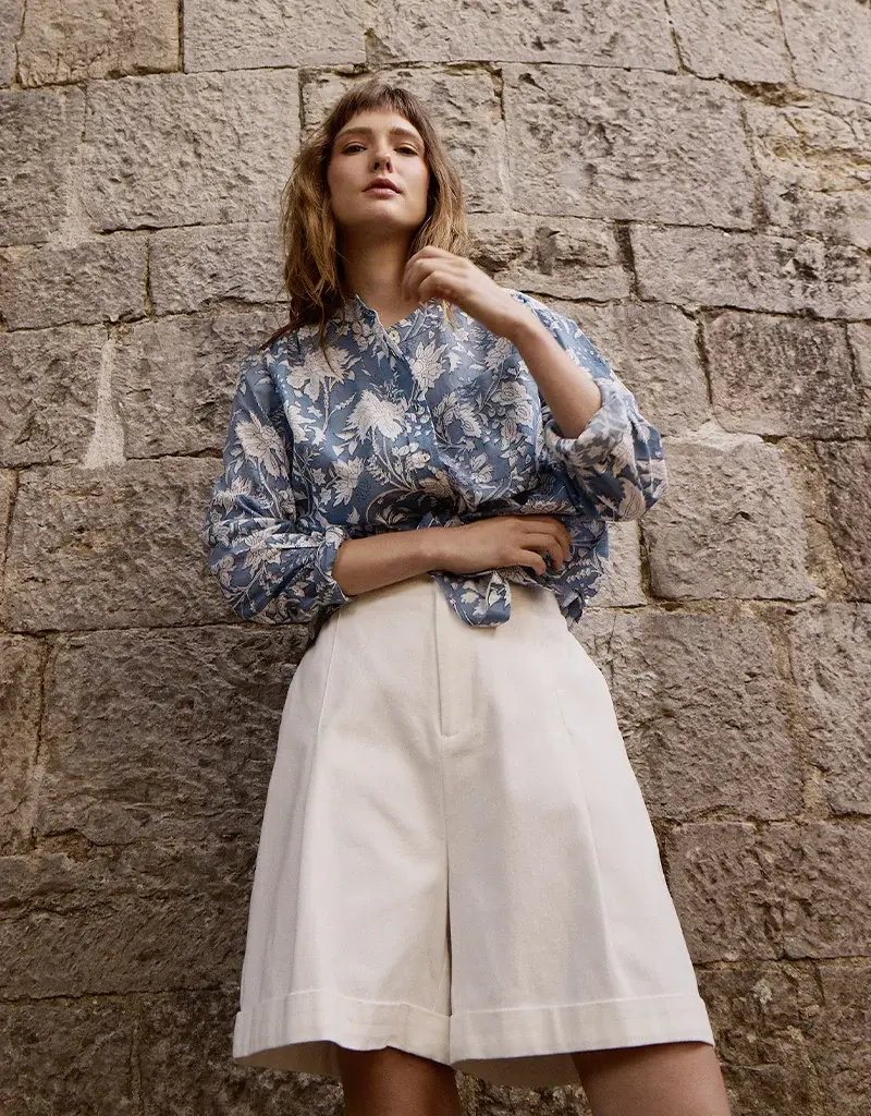 Molly Bracken Sol Linen Shorts