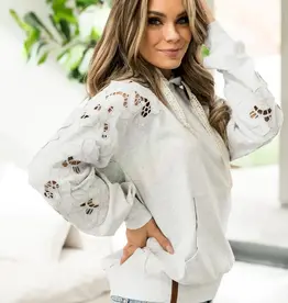 Ampersand Avenue Love Story University Hoodie - Grey