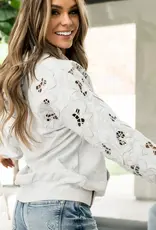 Ampersand Avenue Love Story University Hoodie - Grey