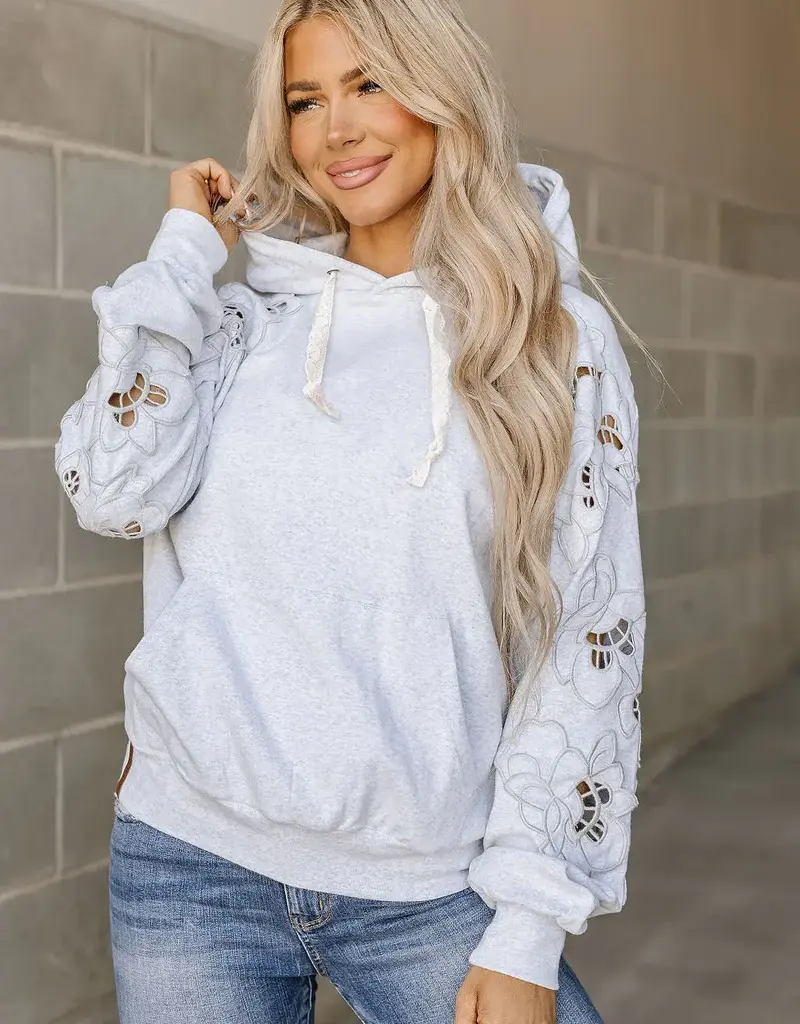Ampersand Avenue Love Story University Hoodie - Grey