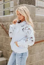 Ampersand Avenue Love Story University Hoodie - Grey