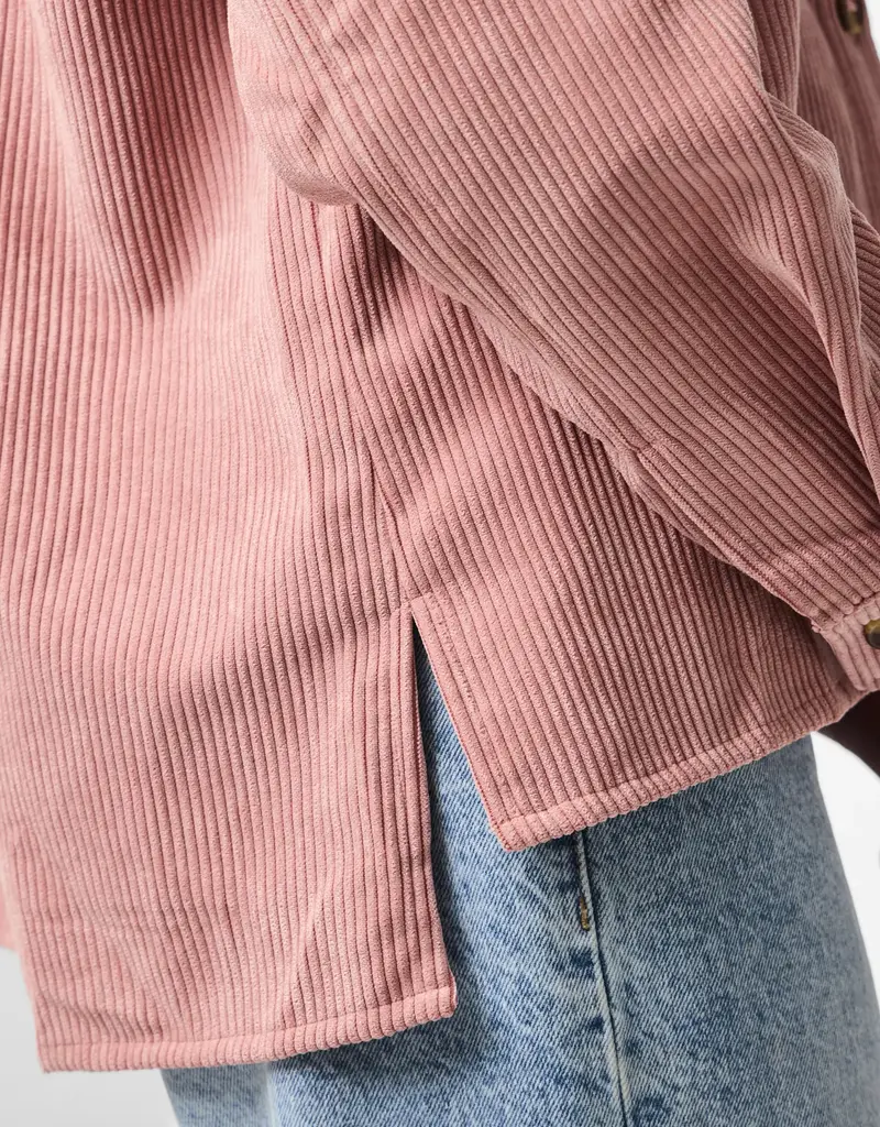 Pieces Effi Long Sleeve Corduroy Shirt