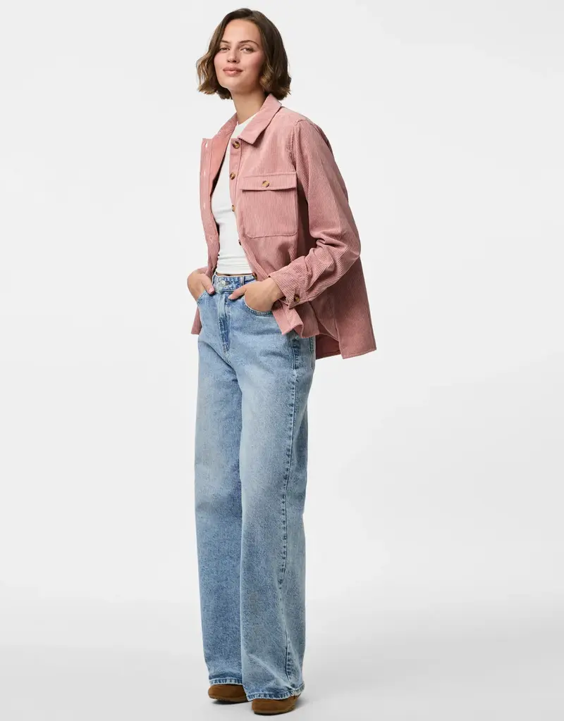 Pieces Effi Long Sleeve Corduroy Shirt