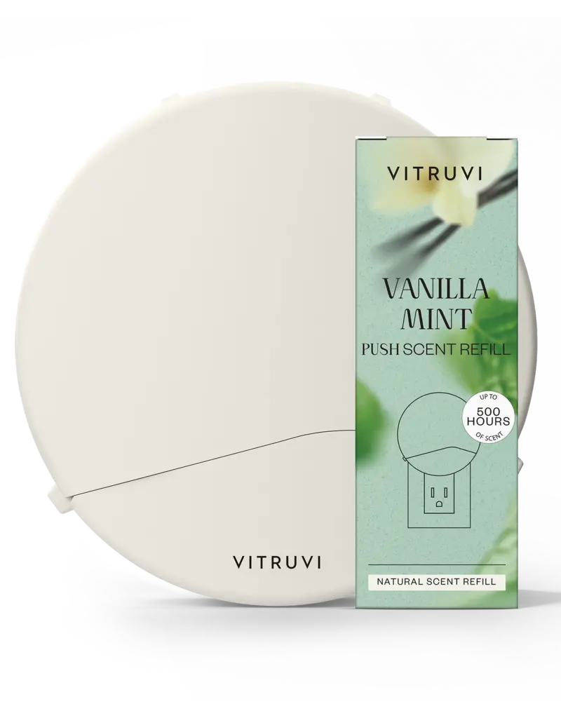 Vitruvi Push Plug In Diffuser Starter Kit - Vanilla Mint