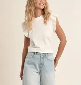Molly Bracken Sweet Ruffle Short Sleeve