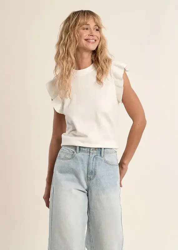 Molly Bracken Sweet Ruffle Short Sleeve