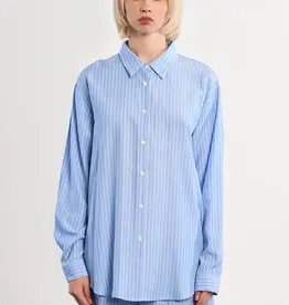 Molly Bracken Oversized Striped Shirt